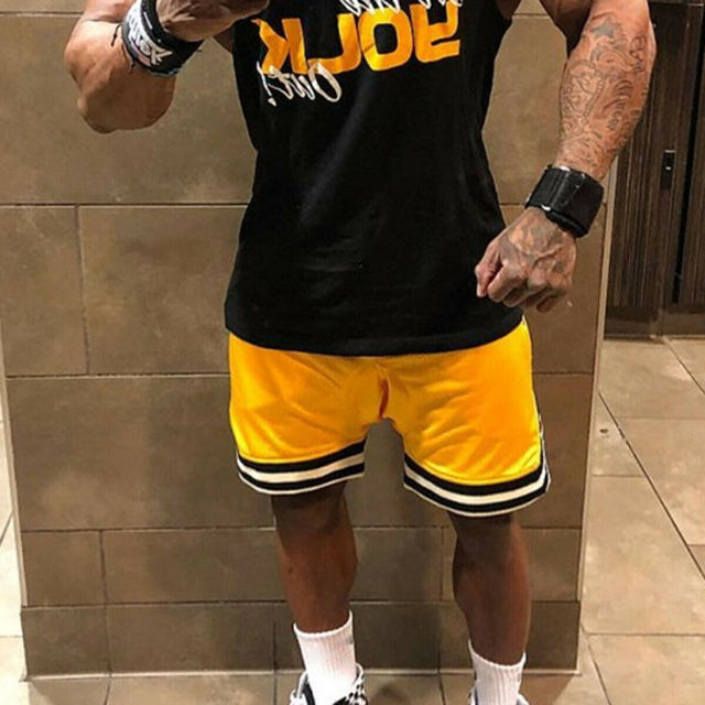 Hirigin 2020 Men's Casual Shorts Summer New Running Fitness Fast-drying Trend Short Pants Loose Basketball Training Pants