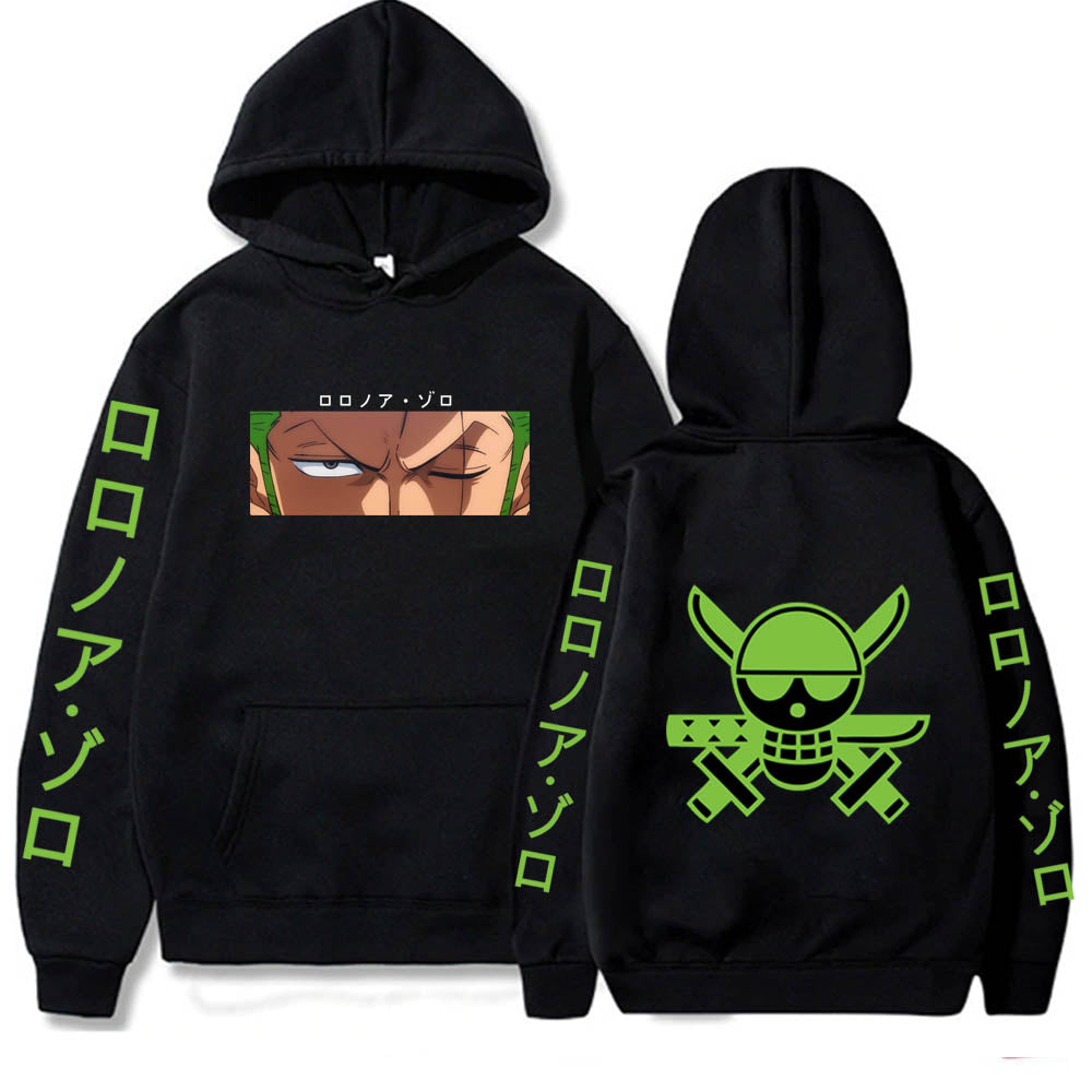 Hoodie, Anime, One Piece, Zoro