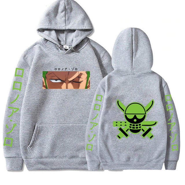 Hoodie, Anime, One Piece, Zoro